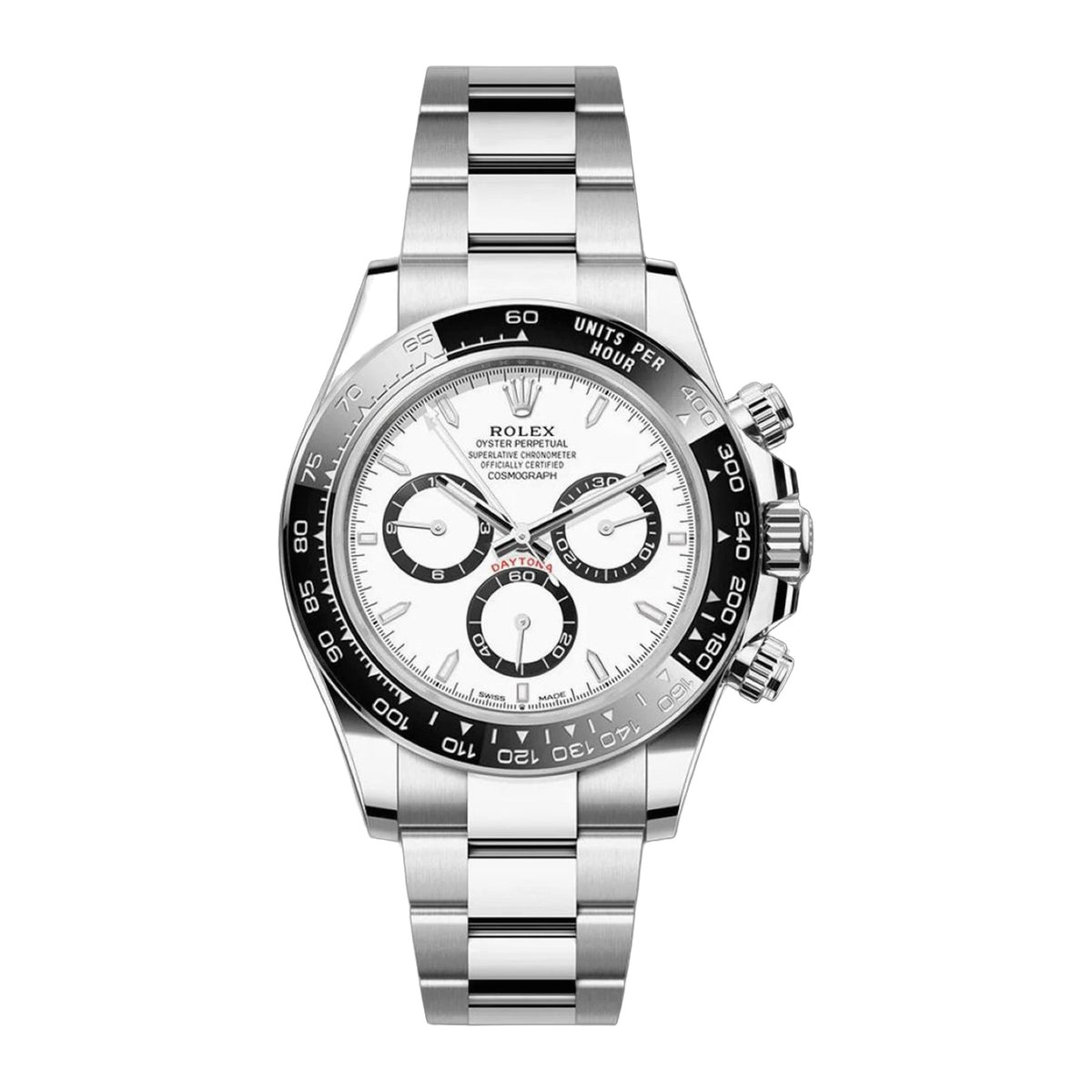 Rolex Cosmograph Daytona – White Panda Dial, reference 126500LN