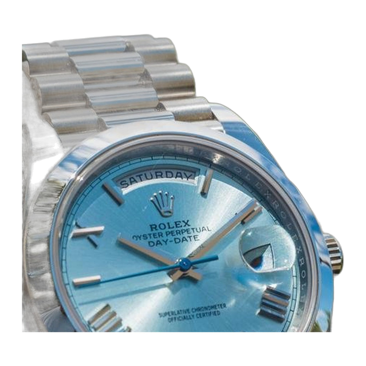 Rolex Day-Date 40 Ice Blue Dial, reference 228206