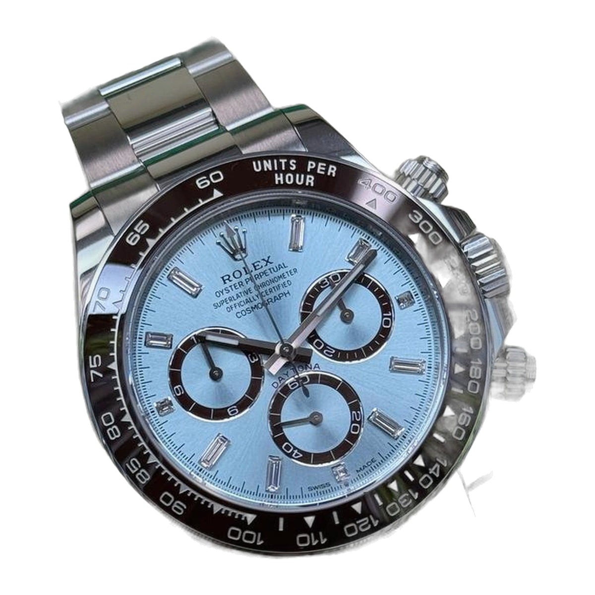 Rolex Cosmograph Daytona Ice Blue baguette, reference 126506