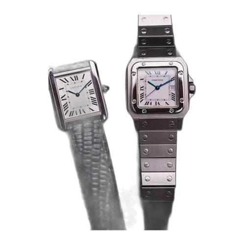 Cartier Tank Louis and Santos de Cartier pair